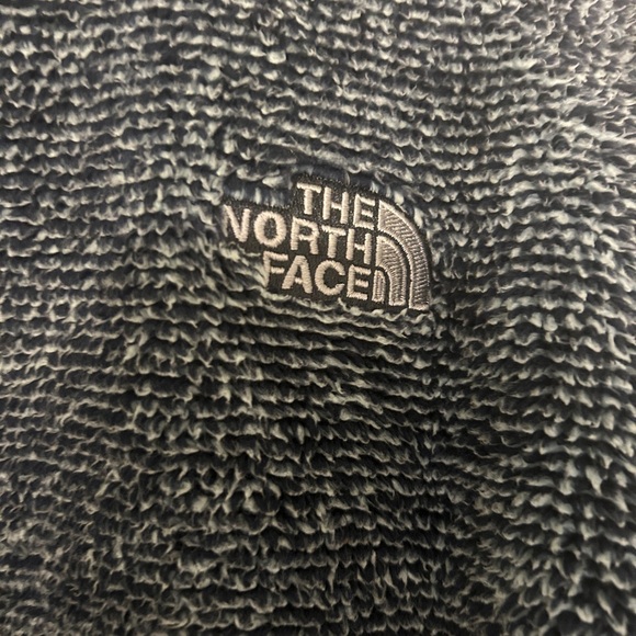 The North Face Womens Full Zip Shady Blue Marled Sherpa Fleece Jacket Size LG - Picture 9 of 15